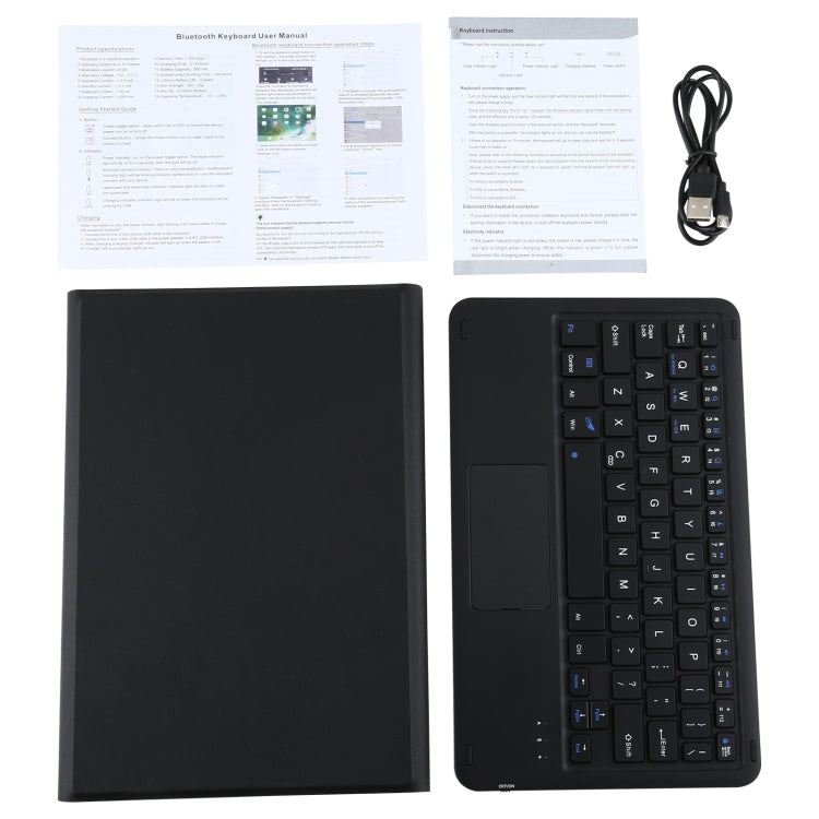 AM10-A Detachable Bluetooth Backlight Keyboard Ultrathin Horizontal Flip Leather Tablet Case with Touchpad & Holder for Lenovo M10 Plus 10.3 inch X606F, For Lenovo M10 Plus