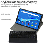 AM10-A Detachable Bluetooth Backlight Keyboard Ultrathin Horizontal Flip Leather Tablet Case with Touchpad & Holder for Lenovo M10 Plus 10.3 inch X606F, For Lenovo M10 Plus