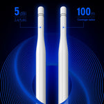 COMFAST CF-EW74 مكرر إشارة لاسلكي مقاوم للماء خارجي بتردد مزدوج 1200 ميجابت مع 2 هوائيات، CF-EW74
