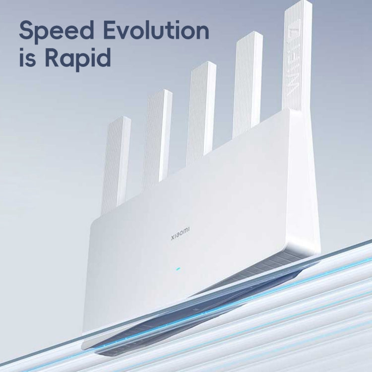 راوتر شاومي BE5000 واي فاي 7 MLO تردد 2.4GHz و5.0GHz ثنائي النطاق منفذ 2.5G ذاكرة 512MB مكرر، قابس أمريكي، BE5000