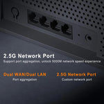 راوتر شاومي BE6500 واي فاي 7 تردد 2.4GHz و5.0GHz ثنائي النطاق رباعي النواة منفذ 2.5G، قابس أمريكي، BE6500