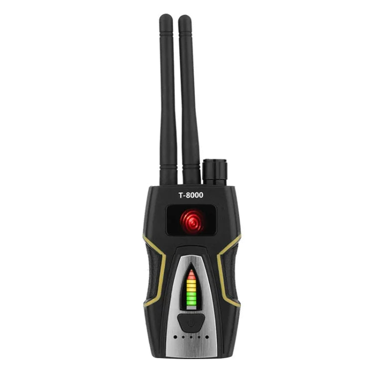 كاشف إشارة RF T-8000، كاشف صوت GSM، كاشف مسح GPS، T-8000 فضي