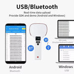 قارئ بلوتوث محمول يدوي بتقنية RFID UHF لمسافة طويلة، الطراز: قياسي + رأس 2D، قياسي + رأس 2D، قابس الاتحاد الأوروبي، قياسي + رأس 2D، قابس الولايات المتحدة، قياسي + رأس 2D، قابس المملكة المتحدة
