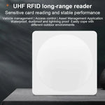 قارئ مدمج بتقنية RFID UHF لمسافة طويلة مع هوائي 9dBi وشريحة E710، الطراز: إضافة شبكة 4G، إضافة شبكة 4G