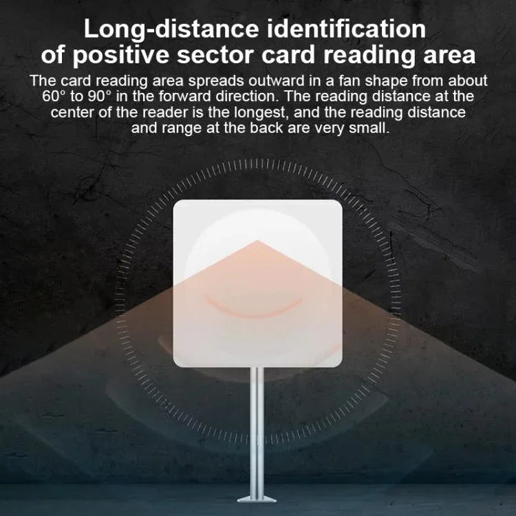 قارئ مدمج بتقنية RFID UHF لمسافة طويلة مع هوائي 9dBi وشريحة E710، الطراز: إضافة شبكة 4G، إضافة شبكة 4G