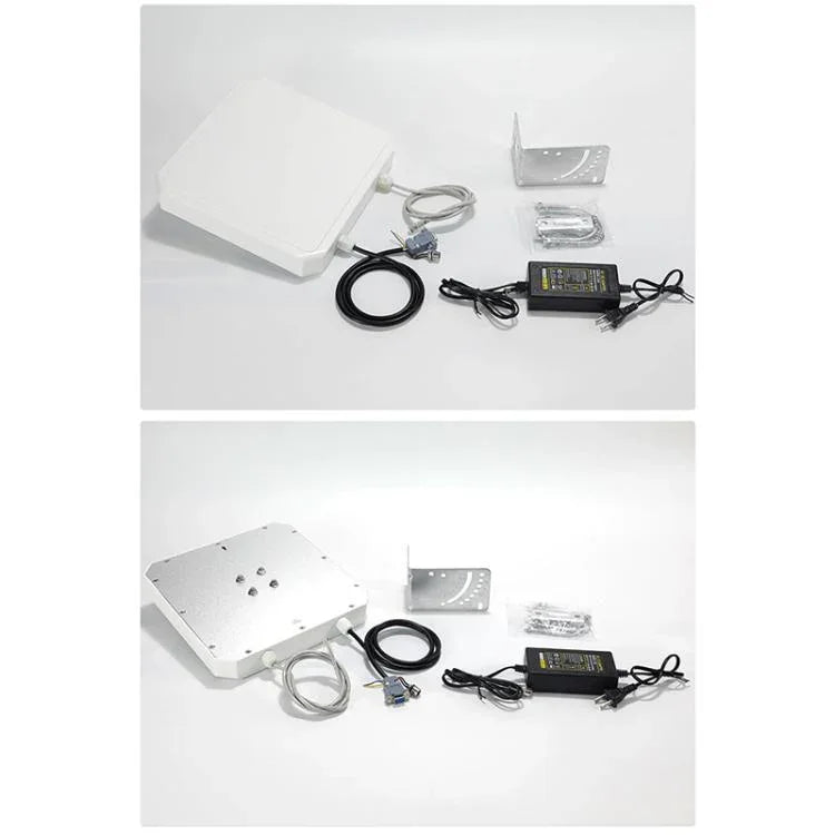 قارئ مدمج بتقنية RFID UHF لمسافة طويلة مع هوائي 9dBi مدمج، الطراز: قياسي، قياسي