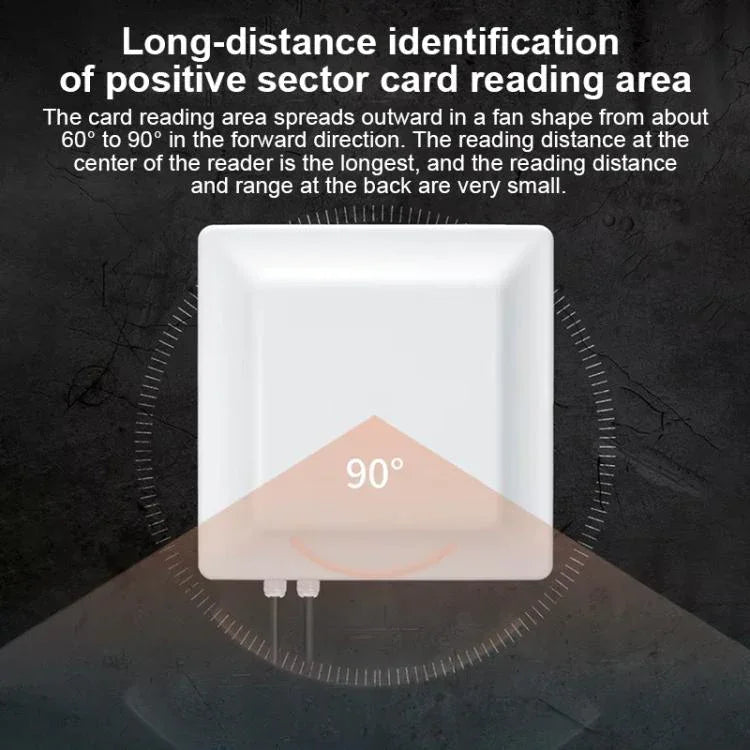 قارئ RFID مدمج متوسط المدى بتردد UHF، مسافة التعريف 0-5م، النمط: إضافة اتصال واي فاي، إضافة اتصال واي فاي