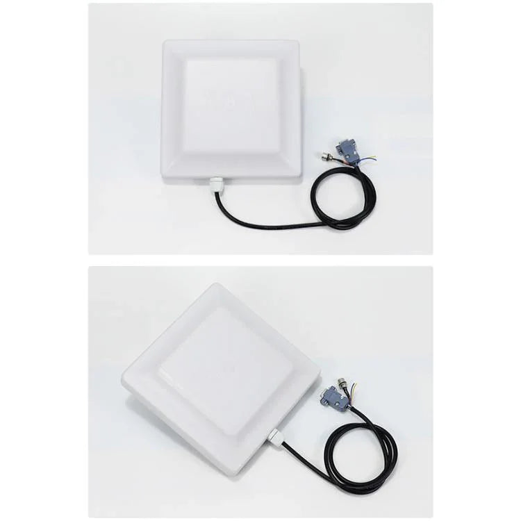 قارئ / كاتب RFID لتحديد العلامات الإلكترونية بتردد UHF مع هوائي 7dbi مدمج، النمط: منفذ RS232، منفذ RS232