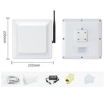 قارئ و كاتب مدمج بتقنية RFID UHF لمسافة طويلة مع شريحة E710، الطراز: إضافة اتصال 4G، إضافة اتصال 4G