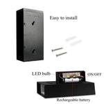 مصباح لوحة باب بتركيب جداري يعمل بالطاقة الشمسية 0.36 واط، 6 مصابيح LED، أرقام منزل، أضواء شرفة مع لوحة شمسية(1)، -1.0، -2.0، -3.0، -4.0، -5.0، -6.0، -7.0، -8.0، -9.0، 0.0