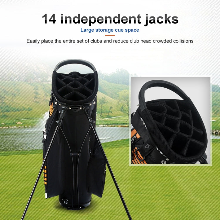 PGM Golf Nylon Lightweight Bag with Holder(Black Green), QB027 White, QB027 Orange, QB027 Green