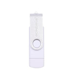 MicroDrive 32GB USB 2.0 Mobile Computer Dual-use Rotating OTG Metal U Disk, 32GB