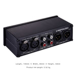 مفتاح LINEPAUDIO A977 2 دخل 2 خرج، مضخم صوت سلبي متوازن بالكامل، تحكم في مستوى الصوت لمصدر صوت مزدوج، A977