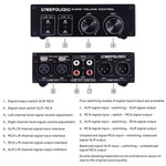 مفتاح LINEPAUDIO A977 2 دخل 2 خرج، مضخم صوت سلبي متوازن بالكامل، تحكم في مستوى الصوت لمصدر صوت مزدوج، A977