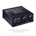 مضخم صوت LINEPAUDIO B982 لمراقبة سماعة الطبل، مضخم إشارة، مدخل XLR مزدوج، B982