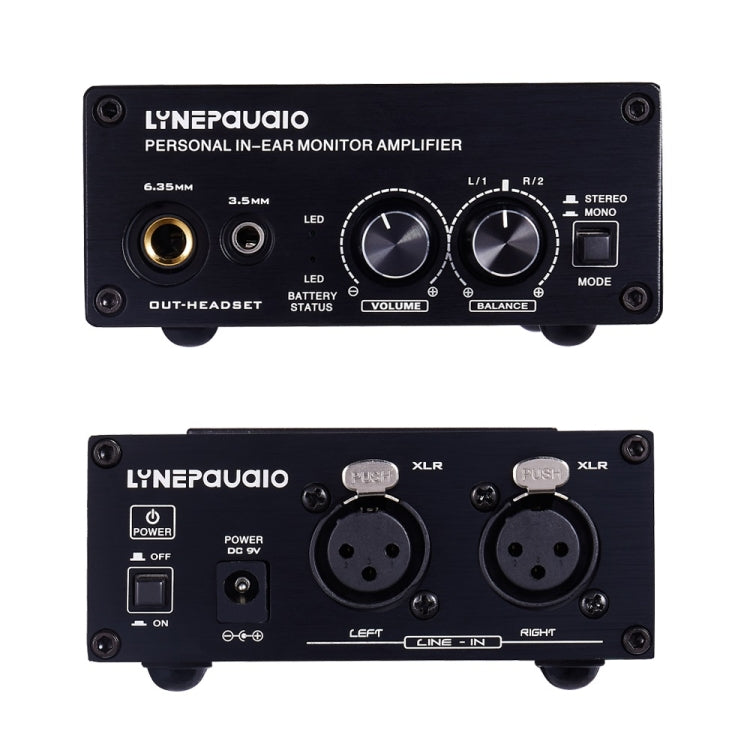 مضخم صوت LINEPAUDIO B982 لمراقبة سماعة الطبل، مضخم إشارة، مدخل XLR مزدوج، B982