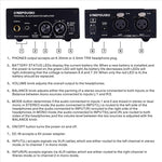 مضخم صوت LINEPAUDIO B982 لمراقبة سماعة الطبل، مضخم إشارة، مدخل XLR مزدوج، B982