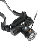 60m Underwater Photography Video Fill-up Headlight Diving Flashlight with Battery Display Function(Headlight+Battery+Charger)