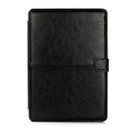 غطاء جلد PU بتصميم جلد الحصان المجنون مع فتح أفقي لجهاز MacBook Pro 13.3 بوصة A1989 (2018)