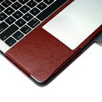 غطاء جلد PU بتصميم جلد الحصان المجنون مع فتح أفقي لجهاز MacBook Pro 13.3 بوصة A1989 (2018)