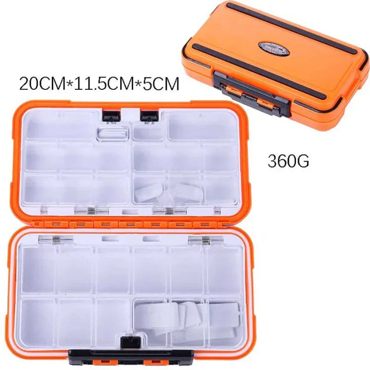 HENGJIA qt020 Waterproof Multifunction Fishing Tool Gear Storage Hooks and Fishing Bait Box , Large Size: 20 x 11.5 x 5cm, 20 x 11.5 x 5cm