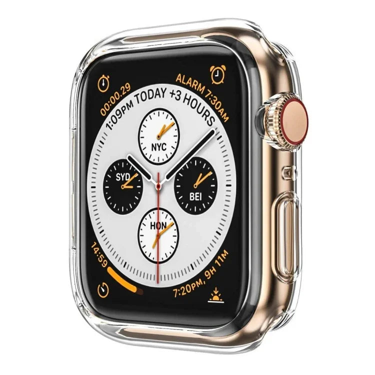 غطاء ENKAY Hat-Prince 2 في 1 من TPU شبه مغطى + فيلم انحناء حراري منحني 3D كامل الشاشة من PET لسلسلة Apple Watch 6 / 5 / 4 / SE 3 / SE 2 / SE 1 مقاس 40مم، F لسلسلة Apple Watch 6 / 5 / 4 / SE 3 / SE 2 / SE 1 مقاس 40مم