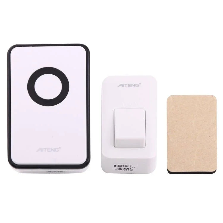 AITENG V018G Life Waterproof Battery - Free Wireless Doorbell, 1 Receiver + 1 x Transmitter, Receiver Distance: 130m, US Plug - Trustpick