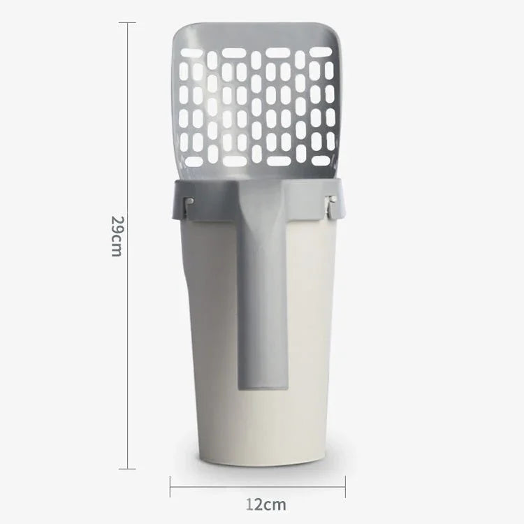 All - In - One Cat Litter Scoop Pet Toilet Picker Removable Portable Plastic Scoop - Trustpick