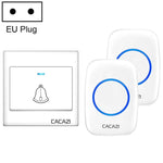 CACAZI H10 1 For 2 Home Wireless Music Doorbell without Battery - Trustpick