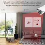 CMOS 420TVL 6mm Lens Metal Material Color Infrared Camera with 36 LED, IR Distance: 20m - Trustpick