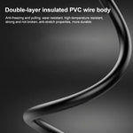 DC Male To DC Male + DC Female Power Connection Cable, Length: 0.3m - Trustpick