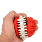 Dog Toy Balls for Pets Tooth Cleaning Chewing Toys Balls of Non - Toxic Soft Rubber , Small Size - Trustpick