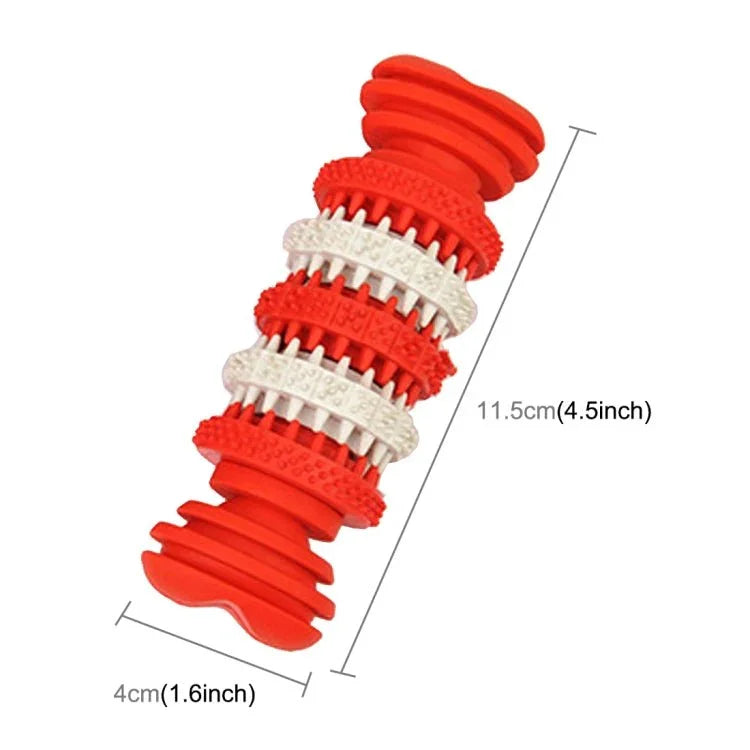 Dog Toy for Pets Tooth Cleaning Chewing Toys of Non - Toxic Soft Rubber , Small Size,Length:12cm - Trustpick