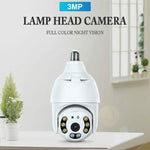 DP18 3.0MP Smart WiFi 1080P HD Outdoor Network Light Bulb Camera, Support Infrared Night Vision & Motion Detection & TF Card - Trustpick