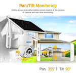ESCAM QF450 HD 1080P 4G US Version Solar Powered IP Camera without Memory, Support Two - way Audio & PIR Motion Detection & Night Vision & TF Card - Trustpick