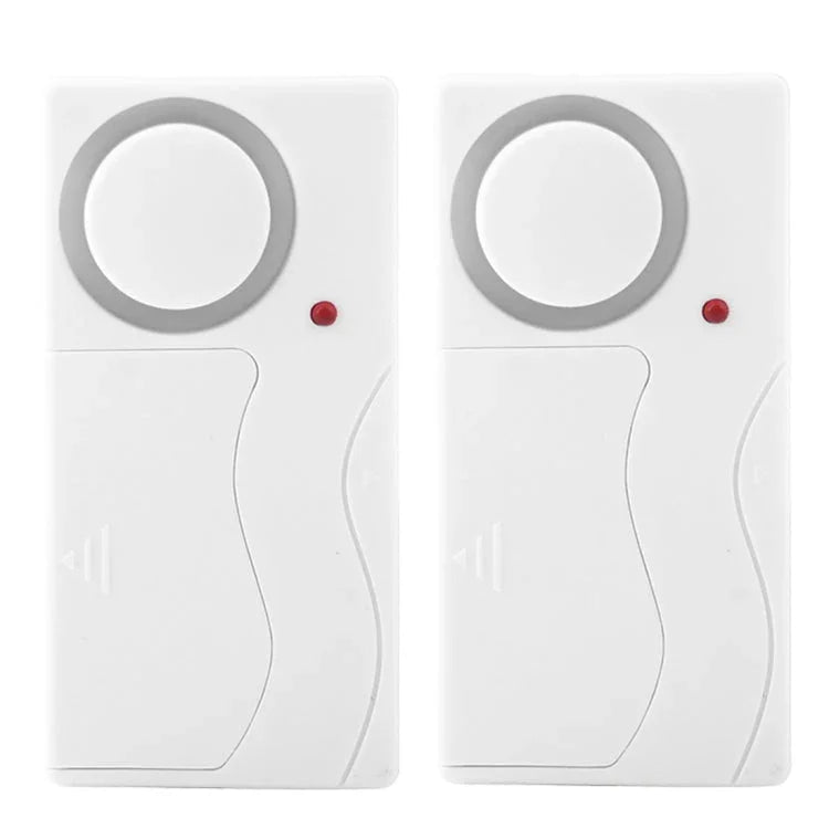 Home Security Wireless Remote Control Door Window Siren Magnetic Sensor Alarm Warning, 1 Remote Controller + 2 Magnetic Sensors - Trustpick