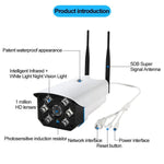 J - 06 Indoor and Outdoor 1.0MP Wireless Wifi IP IR Camera, Support Infrared Night Vision / Motion Detection / TF Card (64GB Max), IR Distance: 50m - Trustpick