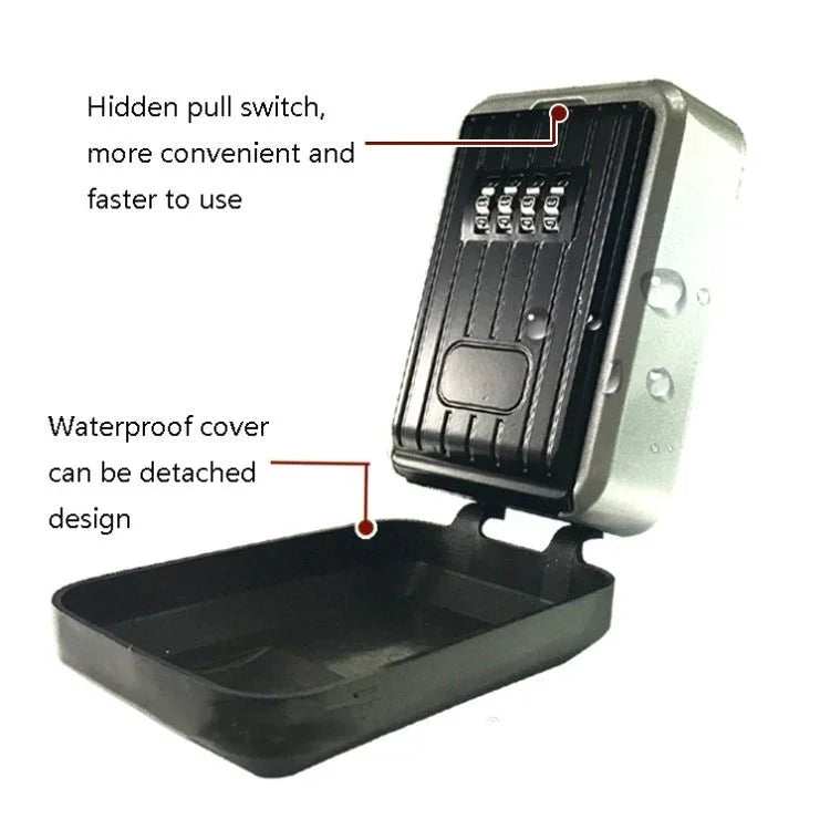KB - Q - FSG Large Capacity Wall - Mounted Key Box Password Key Storage Box - Trustpick