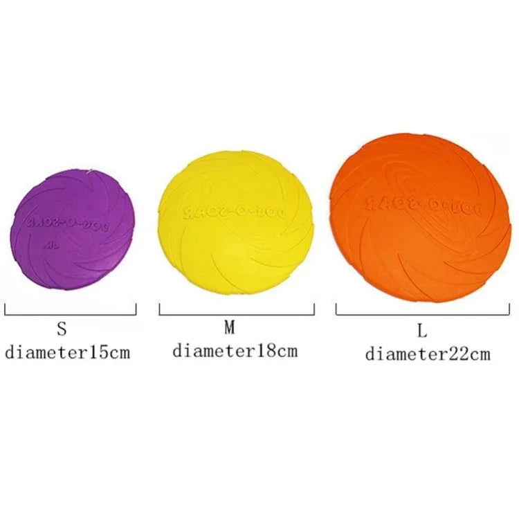 Pet toys Large Dog Flying Discs Trainning Puppy Toy Rubber Fetch Flying Disc Frisby - Trustpick