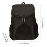 Portable Folding Nylon Breathable Pet Carrier Backpack, Size: 33 x 30 x 24cm - Trustpick