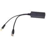 Power Over Ethernet Splitter 48V Input and 12V Output 48V PoE Splitter Adapter, Let 12V DC IP Camera Become POE Camera - Trustpick