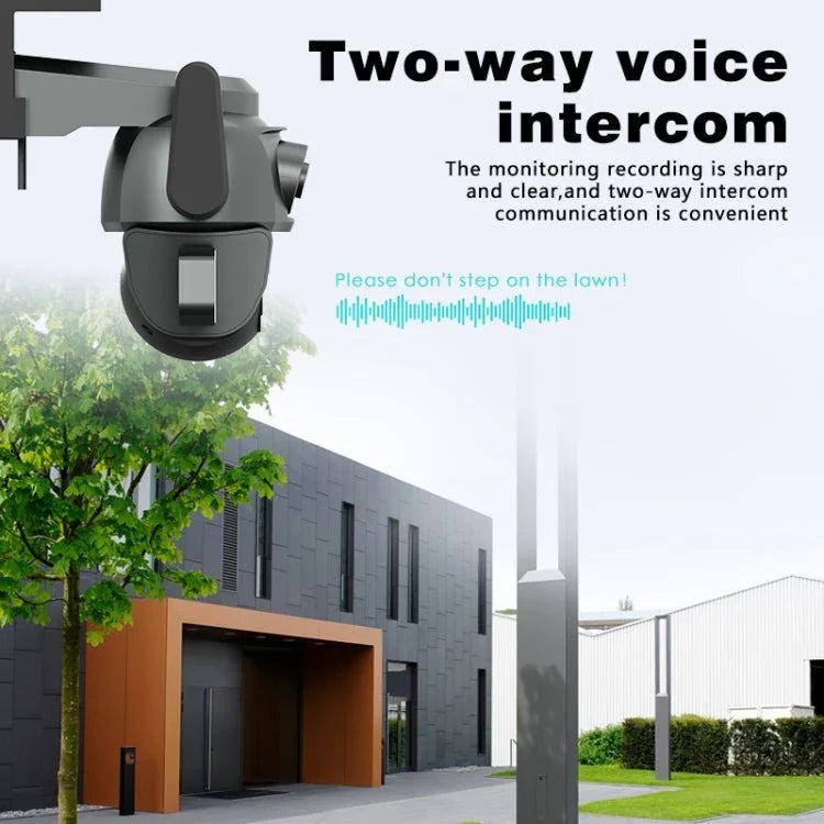 Q821 4MP Binocular Zoom Dual Light Source Outdoor IP67 Waterproof WiFi Camera - Trustpick