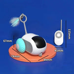 Remote Control Intelligent Dual Mode Electric Gravity Running Car Cat Toys - Trustpick