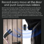 Smart Night Vision WiFi Wireless Voice Intercom Monitoring Video Doorbell - Trustpick