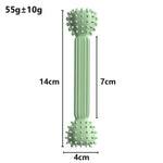 TPR Teething Stick Dog Toy Barbell Shape Pet Chewing Teeth Cleaning Stick - Trustpick