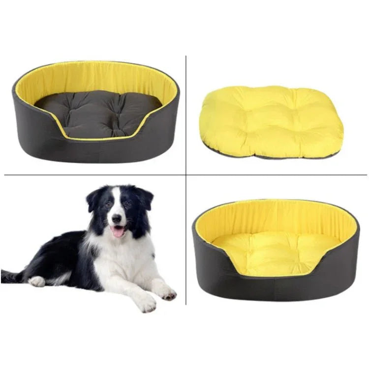 Two - Color Washable Comfortable Pet Nest with Cushion - Trustpick