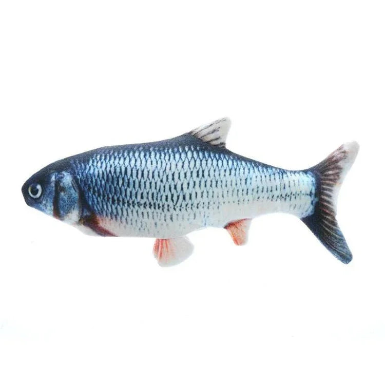 USB Charging Pet Simulation Fish Electric Cat Interactive Toy, Size：30cn - Trustpick