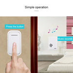 VOYE V022F Home Music Remote Control Wireless Doorbell with 38 Polyphony Sounds - Trustpick