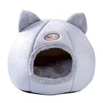 Winter Semi - Closed Warm & Velvet Round Pet Nest - Trustpick