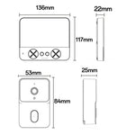 Yesido KM27 4.3 inch TFT Screen 2.4G Wireless Video Intercom Doorbell, Plug: UK Plug - Trustpick
